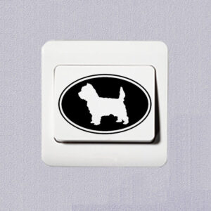 Sticker d'interrupteur Cairn-Terrier